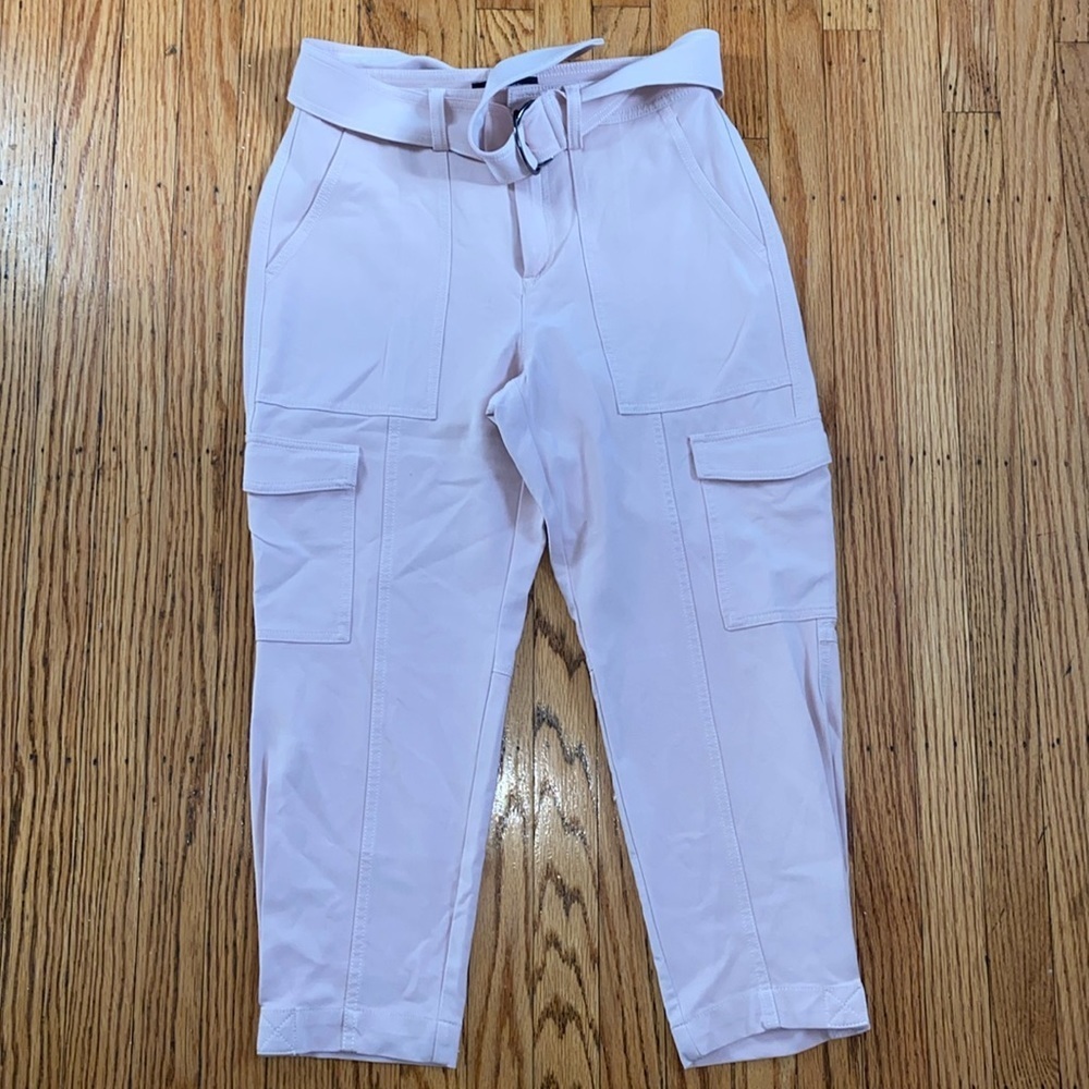Banana republic size 6p pink pants w belt